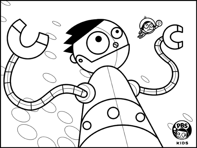 Dessin à colorier: Robot (Personnages) #106906 - Coloriages à Imprimer Gratuits