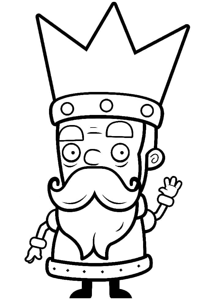 Coloriage gratuit pour enfants et adultes Roi #186262, collection Personnages