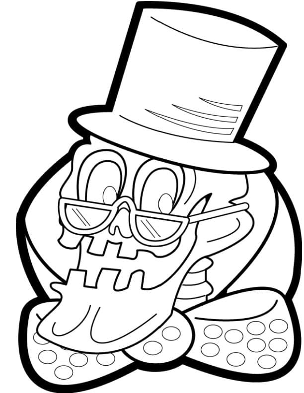 Coloriage à imprimer Squelette #197355 de la série Personnages, gratuit pour enfants et adultes
