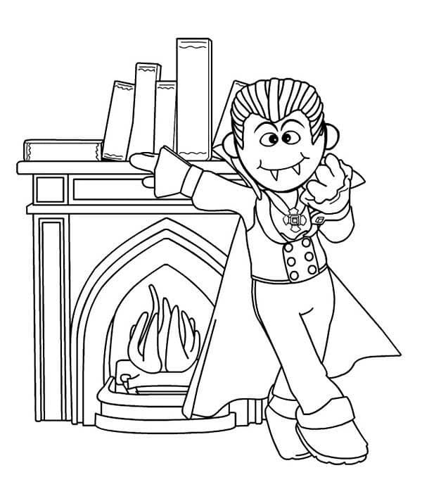 Coloriage gratuit Vampire #196097 de la collection Personnages à imprimer