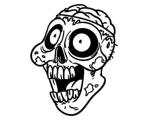 Dessin à colorier: Zombie (Personnages) #85569 - Coloriages à Imprimer Gratuits