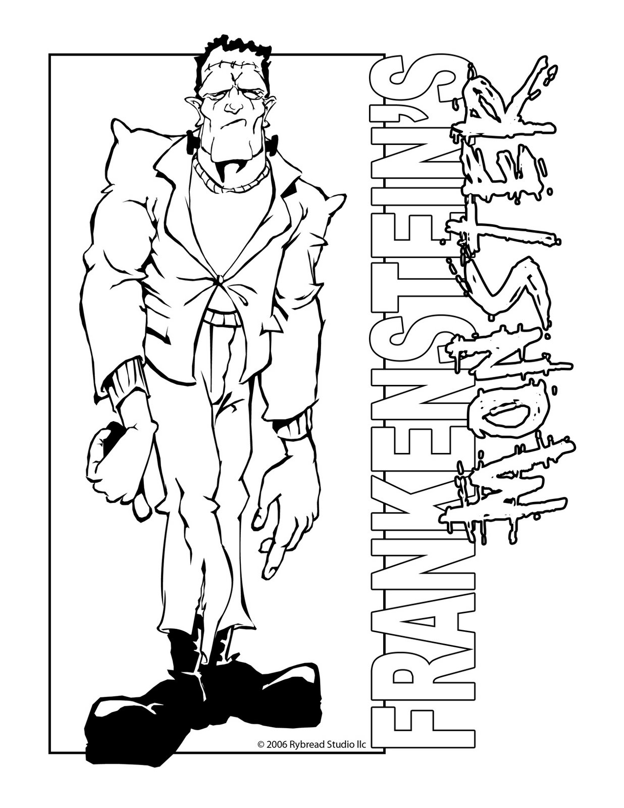 Dessin à colorier: Zombie (Personnages) #85748 - Coloriages à Imprimer Gratuits