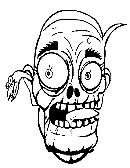 Dessin à colorier: Zombie (Personnages) #85790 - Coloriages à Imprimer Gratuits