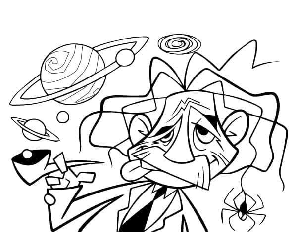 Coloriage gratuit Albert Einstein #190718 de la collection Personnes célèbres à imprimer