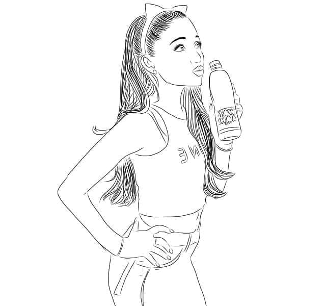 Coloriage à imprimer Ariana Grande #214384 de la série Personnes célèbres, gratuit pour enfants et adultes Coloriage à imprimer Ariana Grande #214384 de la série Personnes célèbres, gratuit pour enfants et adultes