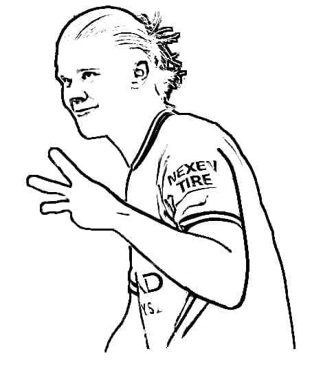 Dessin à colorier Erling Haaland #187082 issu de la collection Personnes célèbres, prêt à imprimer Dessin à colorier Erling Haaland #187082 issu de la collection Personnes célèbres, prêt à imprimer