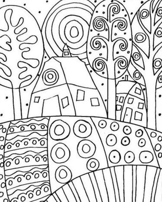 Coloriage gratuit Gustav Klimt #192236 de la collection Personnes célèbres à imprimer
