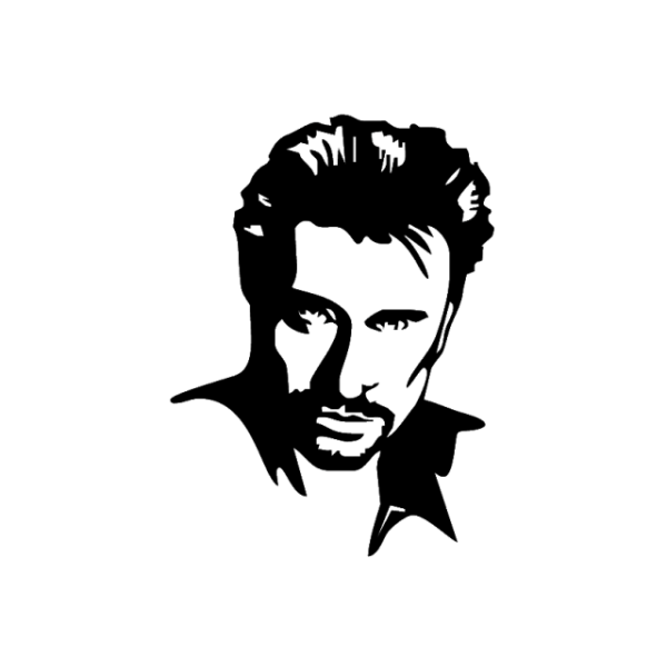 Joli coloriage Johnny Hallyday #123122 de la collection Personnes célèbres, prêt à imprimer pour petits et grands