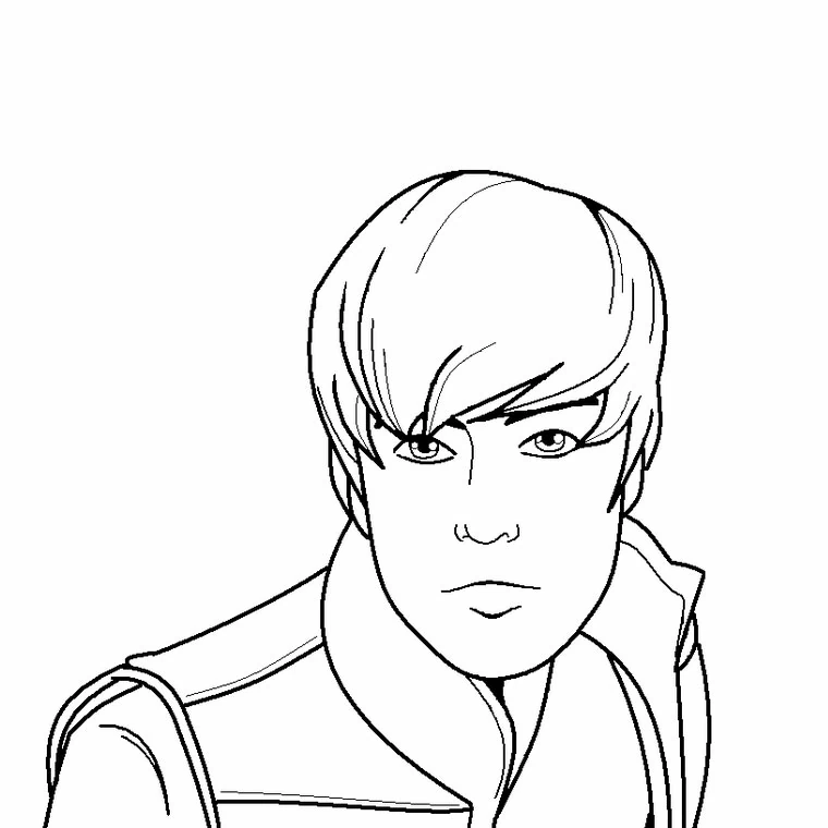 Dessin à colorier: Justin Bieber (Personnes célèbres) #122425 - Coloriages à Imprimer Gratuits