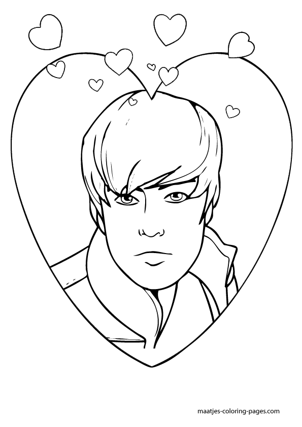 Coloriage gratuit Justin Bieber #122435 de la collection Personnes célèbres à imprimer