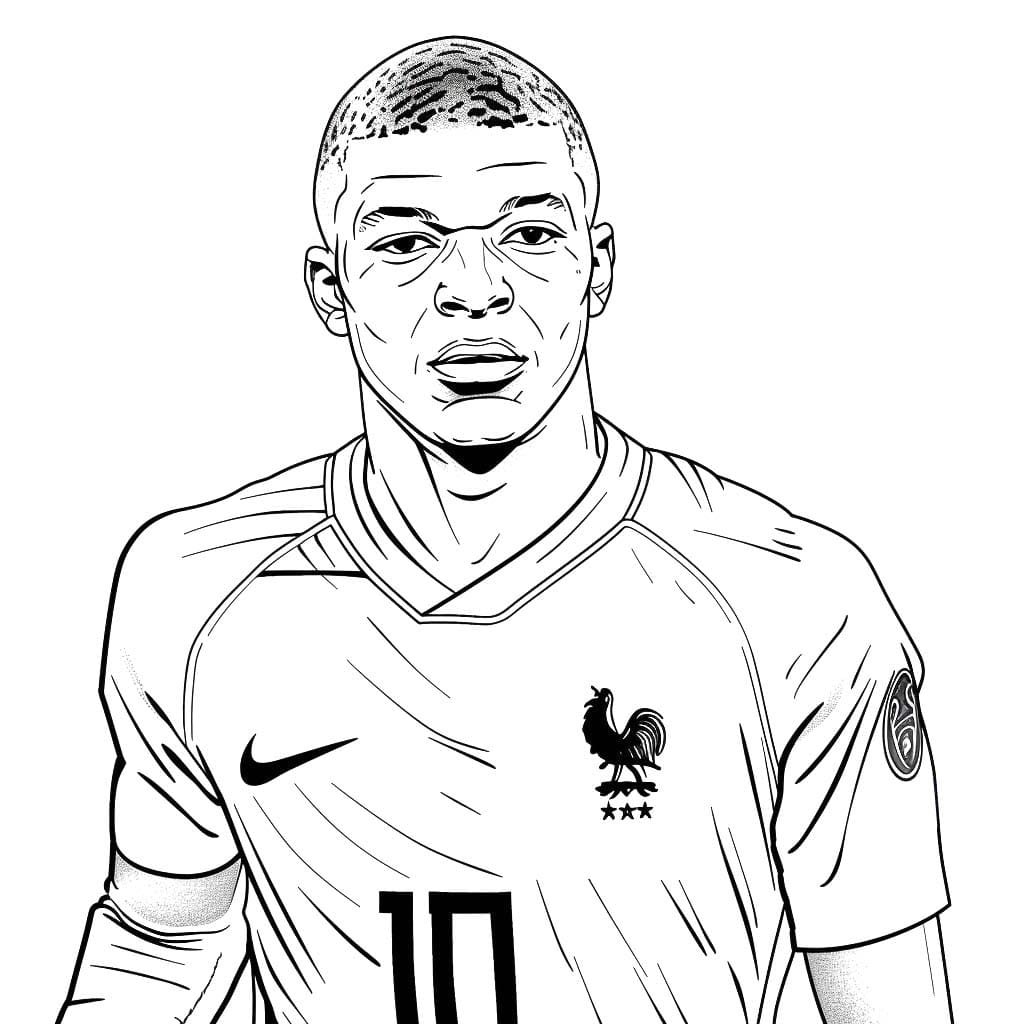 Coloriage gratuit pour enfants et adultes Kylian Mbappé #218344, collection Personnes célèbres Coloriage gratuit pour enfants et adultes Kylian Mbappé #218344, collection Personnes célèbres