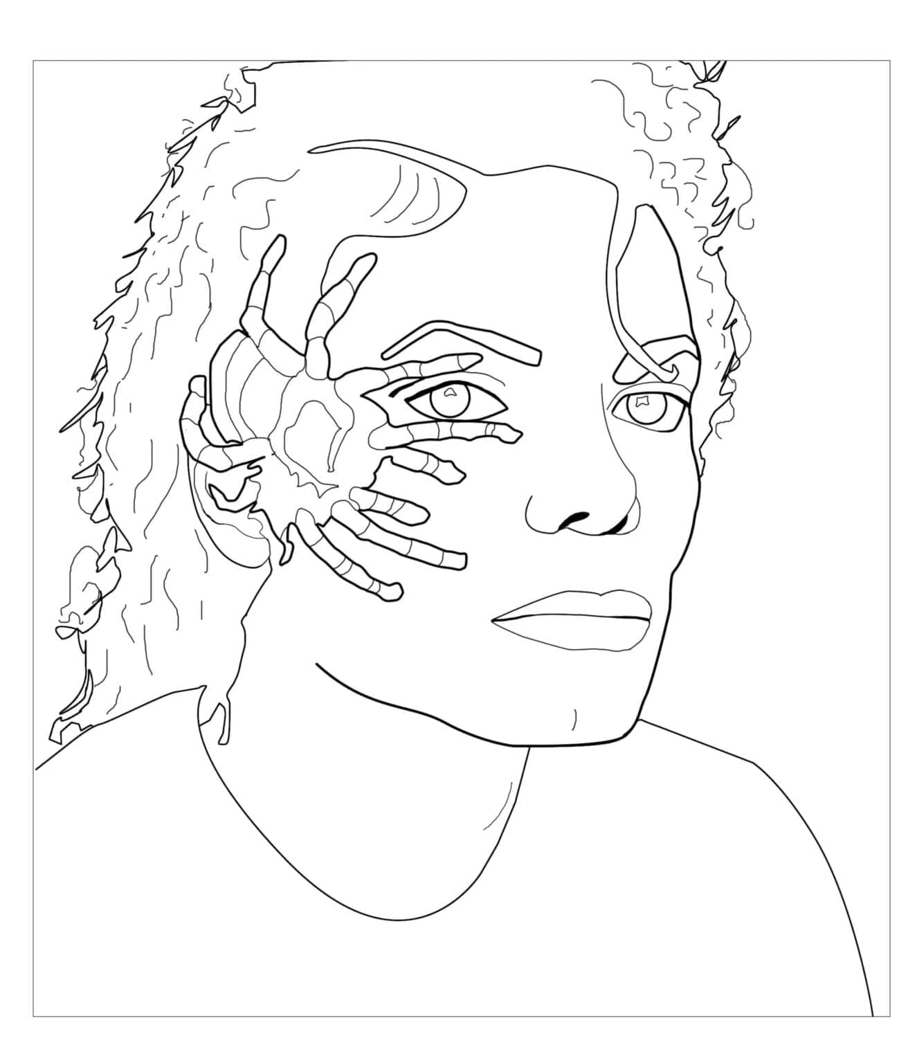 Dessin à colorier: Michael Jackson (Personnes célèbres) #212382 - Coloriages à Imprimer Gratuits
