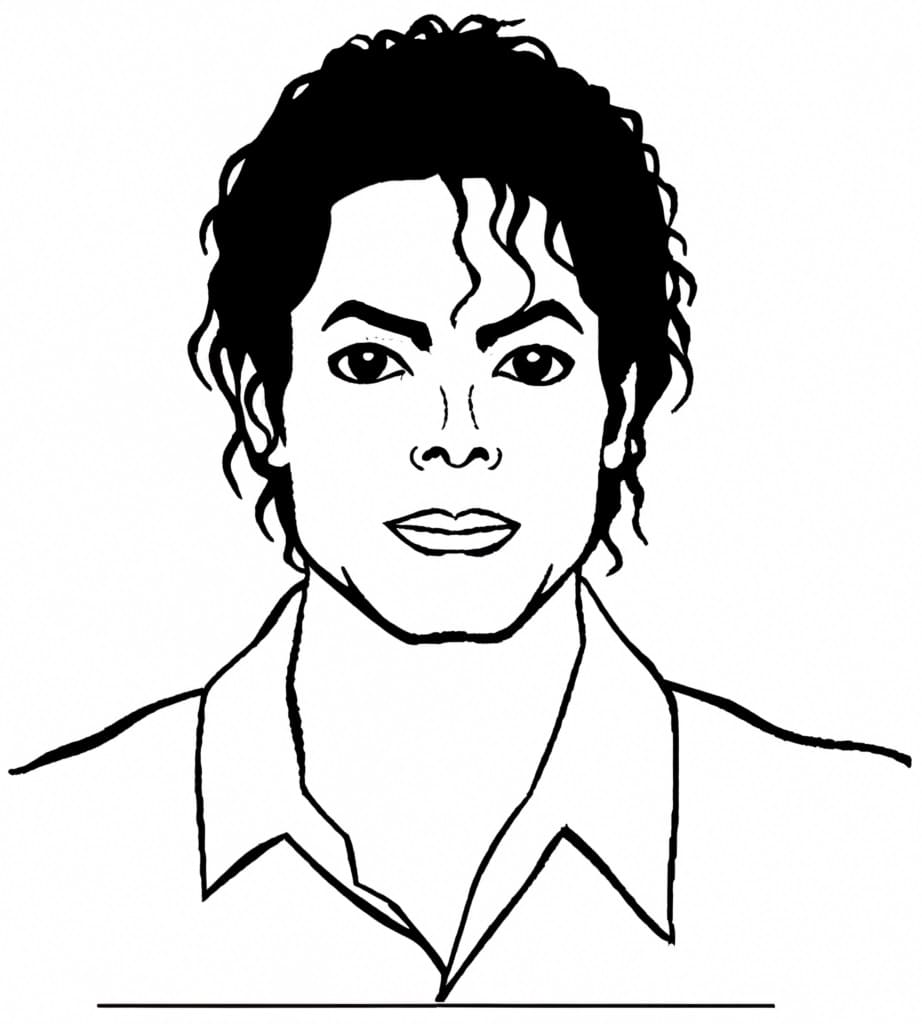 Coloriage gratuit Michael Jackson #212386 de la collection Personnes célèbres à imprimer