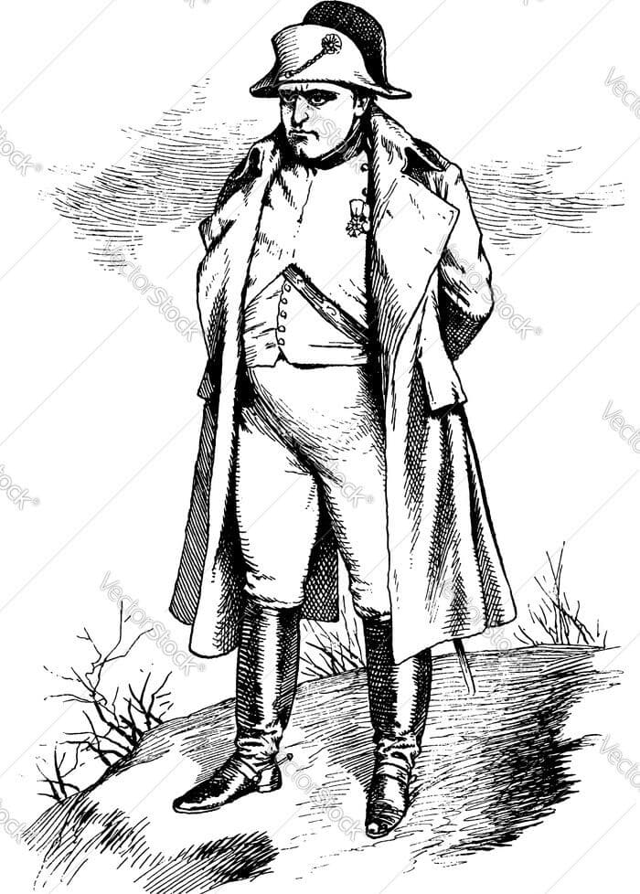 Coloriage gratuit Napoléon Bonaparte #174696 de la collection Personnes célèbres à imprimer