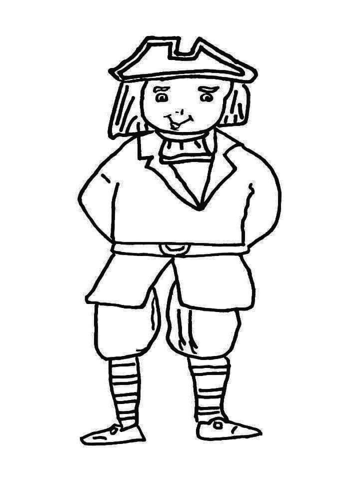 Coloriage gratuit Napoléon Bonaparte #174702 de la collection Personnes célèbres à imprimer