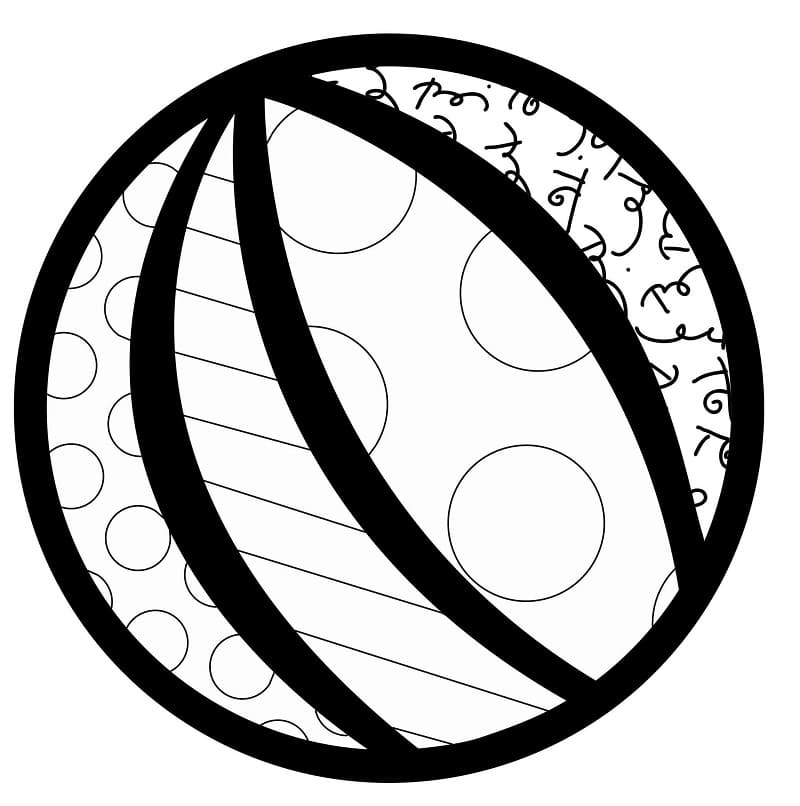 Coloriage gratuit Romero Britto #196819 de la collection Personnes célèbres à imprimer