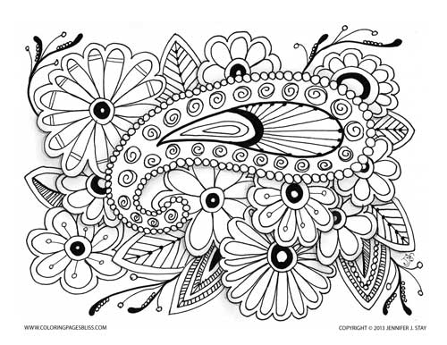 Dessin à colorier: Anti-stress (Relaxation) #126773 - Coloriages à Imprimer Gratuits