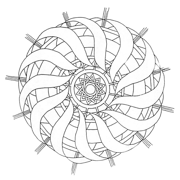 Dessin à colorier: Anti-stress (Relaxation) #126819 - Coloriages à Imprimer Gratuits