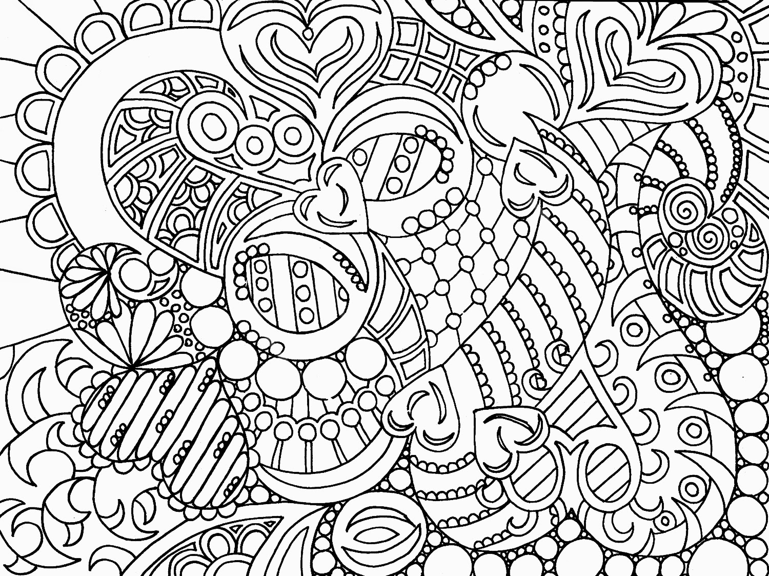 Dessin à colorier: Anti-stress (Relaxation) #126912 - Coloriages à Imprimer Gratuits