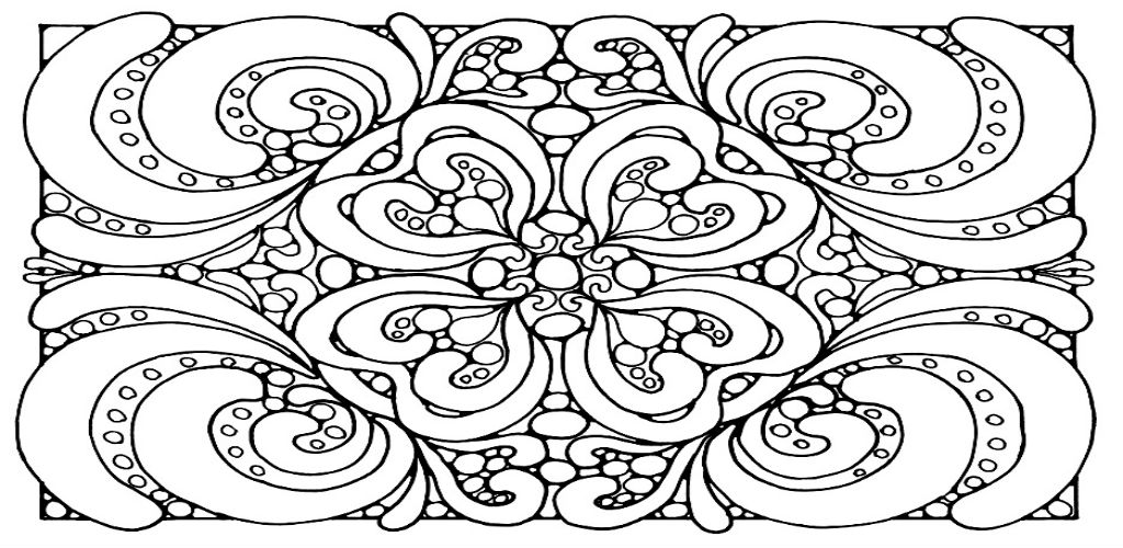 Dessin à colorier: Anti-stress (Relaxation) #126986 - Coloriages à Imprimer Gratuits