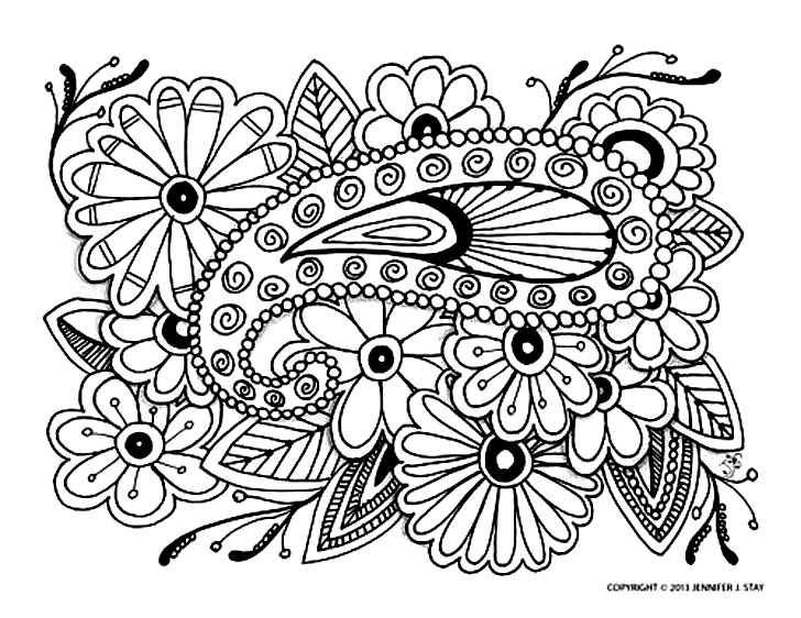 Dessin à colorier: Anti-stress (Relaxation) #127177 - Coloriages à Imprimer Gratuits