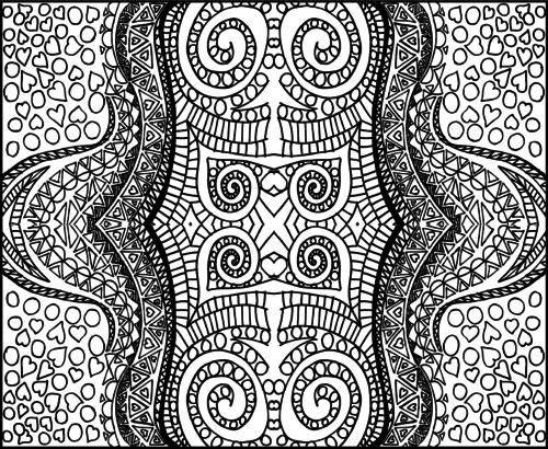 Dessin à colorier: Art Thérapie (Relaxation) #23208 - Coloriages à Imprimer Gratuits