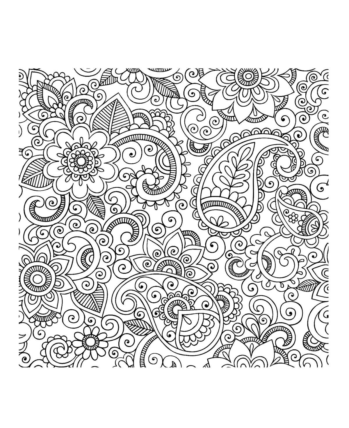 Coloriage relaxant