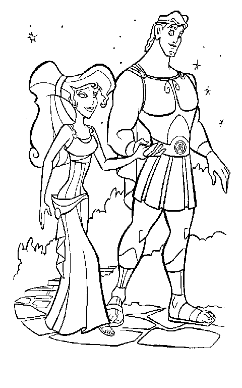 Coloriage à imprimer Hercule #84168 de la série Religion et Mythologie, gratuit pour enfants et adultes