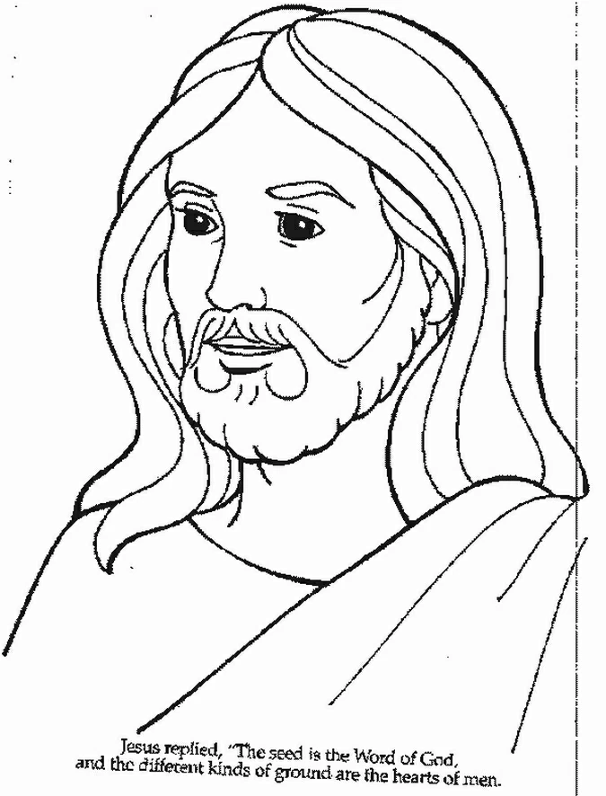 Coloriage imprimable Jesus #98881 de la collection Religion et Mythologie à colorier aux crayons