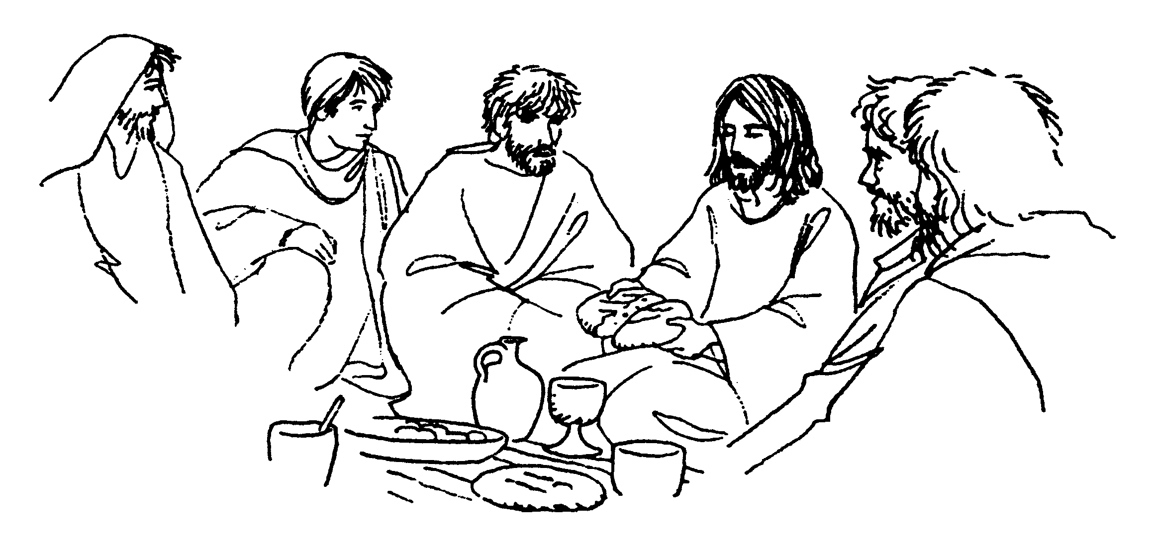 Coloriage Jesus #98970 à imprimer gratuitement, extrait de la collection Religion et Mythologie