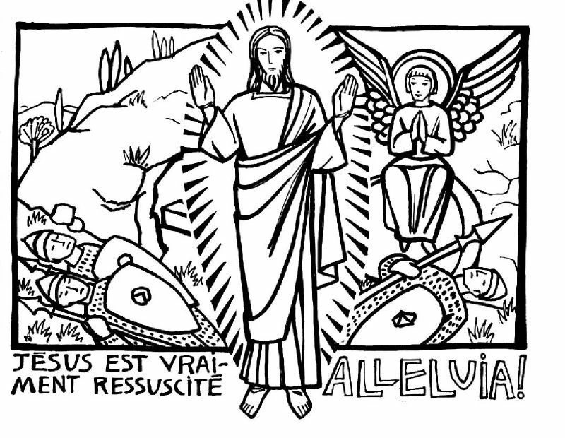 Coloriage gratuit Jesus #99011 de la collection Religion et Mythologie à imprimer