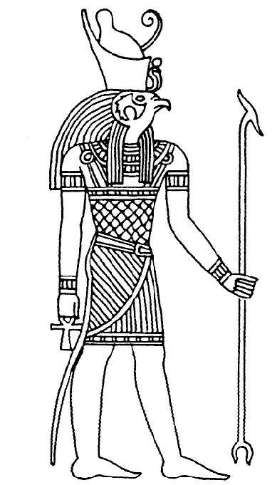 Illustration au trait Mythologie Égyptienne #111375 de la collection Religion et Mythologie à colorier gratuitement