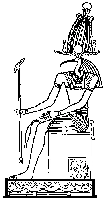 Illustration au trait Mythologie Égyptienne #111446 de la collection Religion et Mythologie à colorier gratuitement