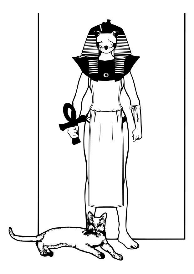 Dessin Mythologie Égyptienne #111472 à colorier de la série Religion et Mythologie, gratuit à télécharger et imprimer