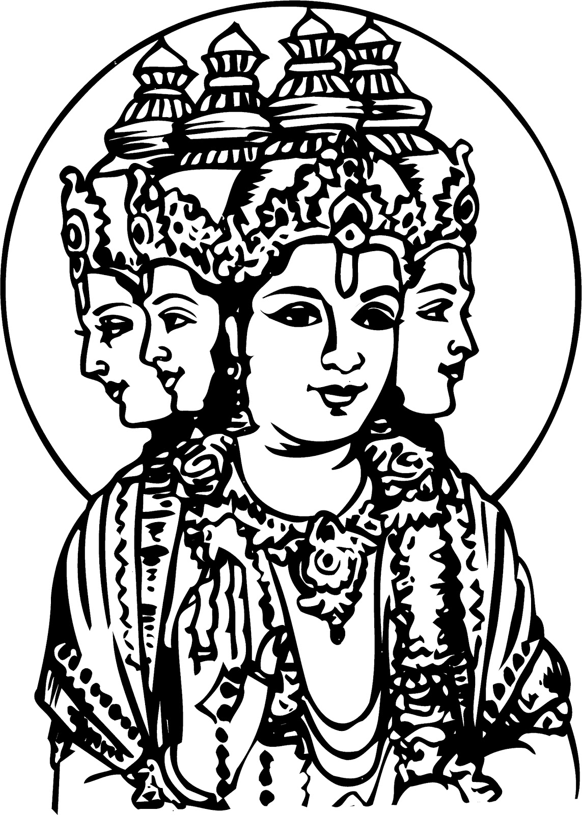 Dessin à colorier: Mythologie Hindou (Religion et Mythologie) #109218 - Coloriages à Imprimer Gratuits