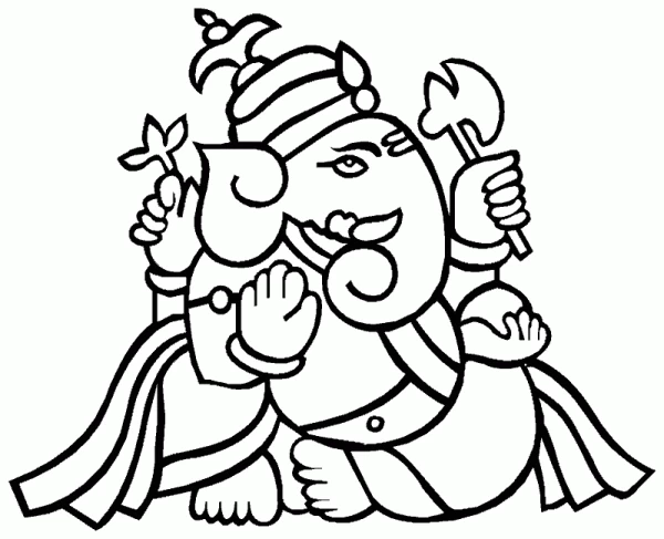 Joli coloriage Mythologie Hindou #109314 de la collection Religion et Mythologie, prêt à imprimer pour petits et grands