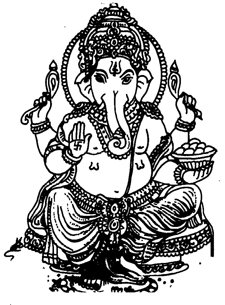 Joli coloriage Mythologie Hindou #109334 de la collection Religion et Mythologie, prêt à imprimer pour petits et grands