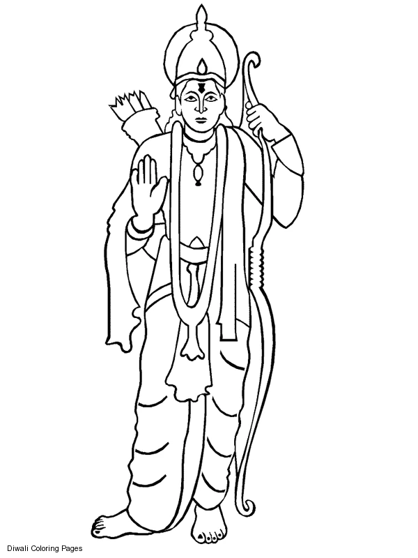 Dessin Mythologie Hindou #109495 à colorier de la série Religion et Mythologie, gratuit à télécharger et imprimer