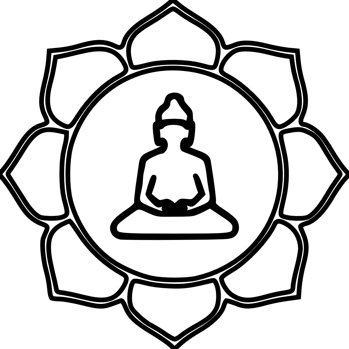 Dessin à colorier: Mythologie Hindou: Bouddha (Religion et Mythologie) #89545 - Coloriages à Imprimer Gratuits