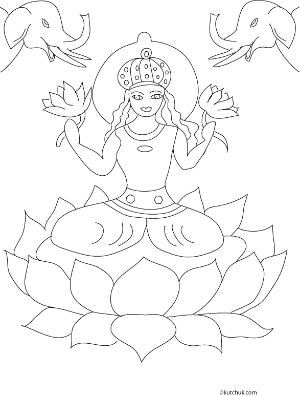 Dessin à colorier: Mythologie Hindou: Bouddha (Religion et Mythologie) #89619 - Coloriages à Imprimer Gratuits