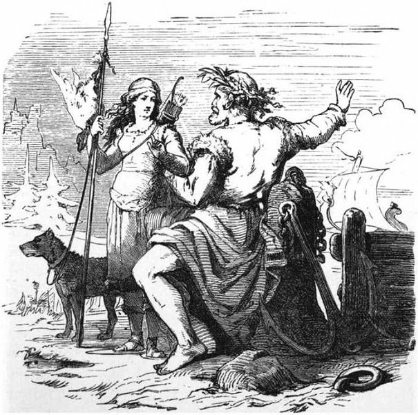 Coloriage Mythologie Nordique #110428 à imprimer gratuitement, extrait de la collection Religion et Mythologie