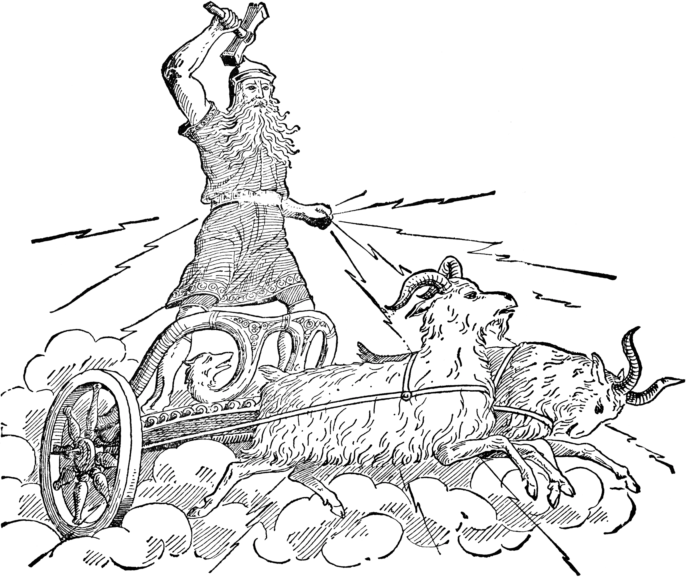 Coloriage gratuit pour enfants et adultes Mythologie Nordique #110827, collection Religion et Mythologie