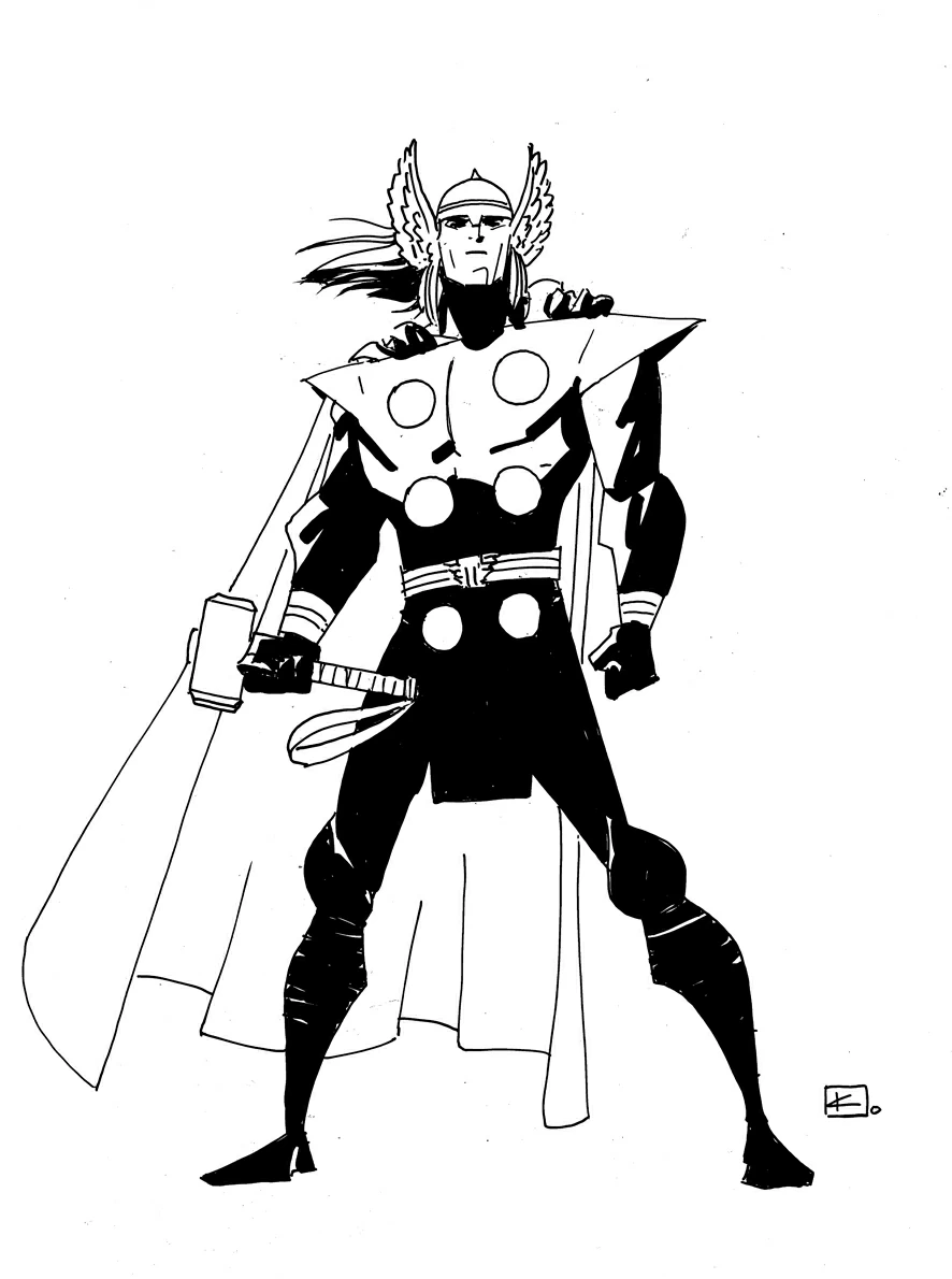 Coloriage Mythologie Nordique #110883 à imprimer gratuitement, extrait de la collection Religion et Mythologie