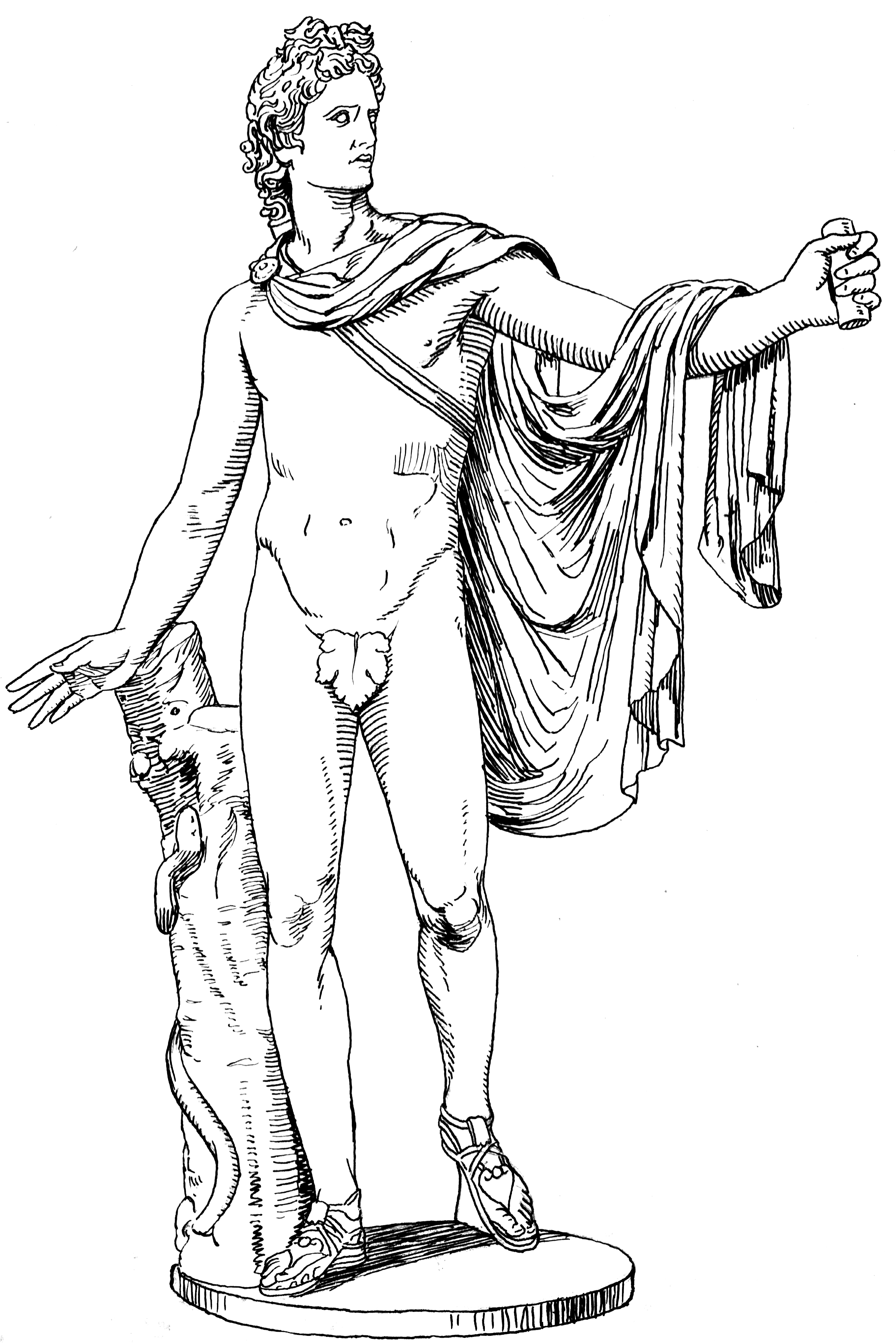 Dessin à colorier: Mythologie Romaine (Religion et Mythologie) #110188 - Coloriages à Imprimer Gratuits