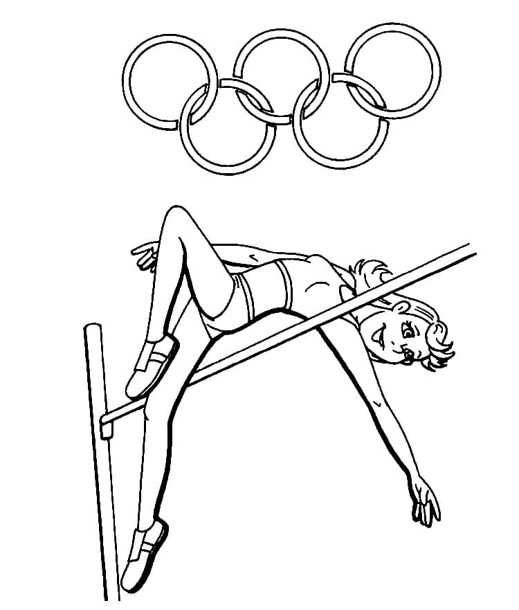 Dessin à colorier: Athletisme (Sports) #193802 - Coloriages à Imprimer Gratuits