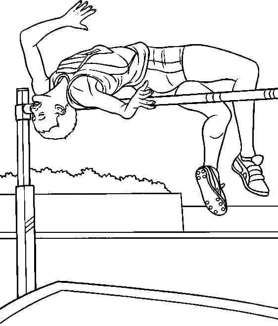 Coloriage gratuit Athletisme #193805 de la collection Sports à imprimer
