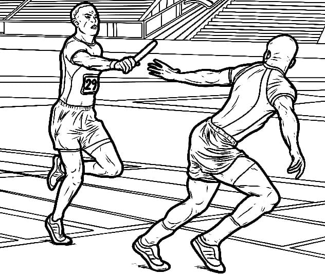 Coloriage gratuit Athletisme #193806 de la collection Sports à imprimer