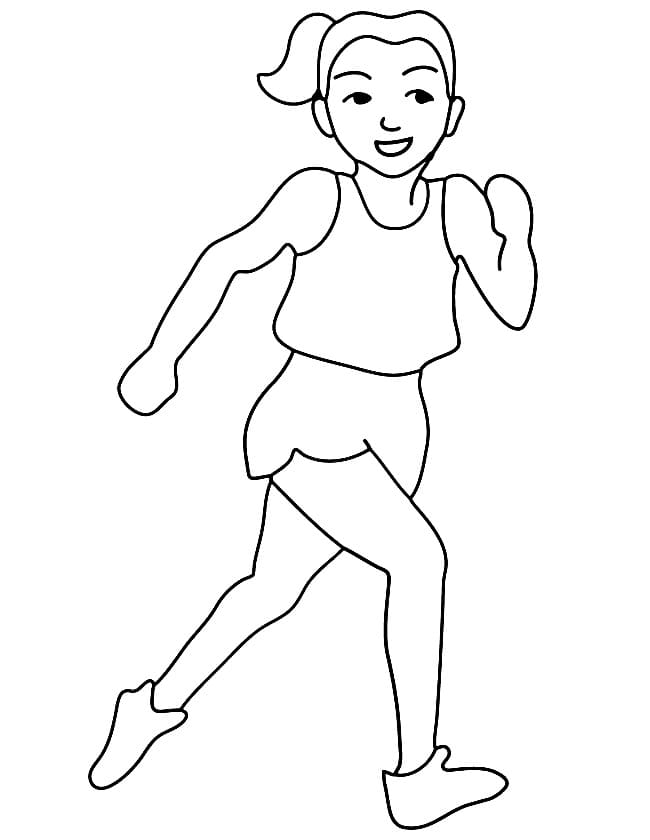 Coloriage gratuit Athletisme #193811 de la collection Sports à imprimer
