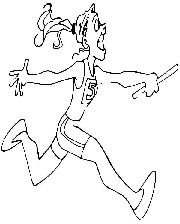 Dessin à colorier: Athletisme (Sports) #193812 - Coloriages à Imprimer Gratuits