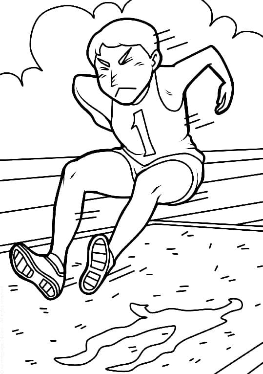 Dessin à colorier: Athletisme (Sports) #193829 - Coloriages à Imprimer Gratuits